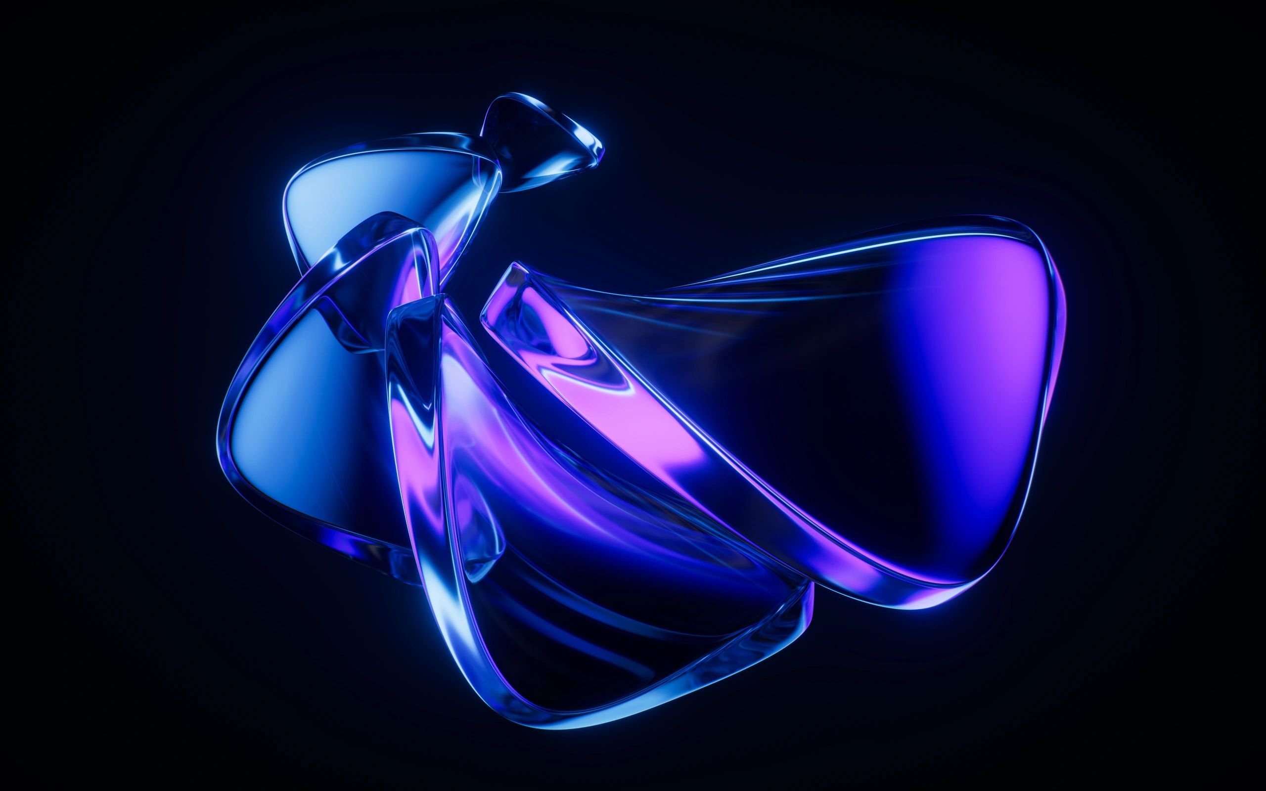 Abstract gradient glass geometry background